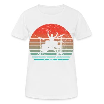 Drummers Drummers Drummers Drummers - Women's Breathable T-Shirt - white - Front - AI Model Female 172 dark (172cm)