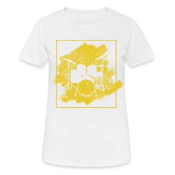 Drummers Drummers Drummers Drummers - Women's Breathable T-Shirt - white - Front - AI Model Female 172 dark (172cm)