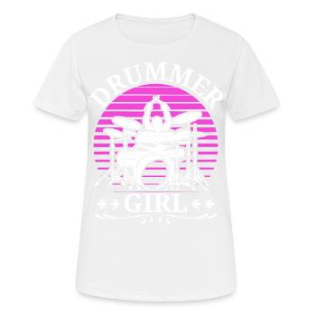 Drummers Drummers Drummers Drummers - Women's Breathable T-Shirt - white - Front - AI Model Female 172 dark (172cm)