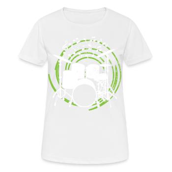 Drummers Drummers Drummers Drummers - Women's Breathable T-Shirt - white - Front - AI Model Female 172 dark (172cm)