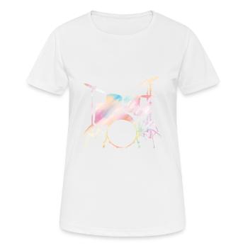 Drummers Drummers Drummers Drummers - Women's Breathable T-Shirt - white - Front - AI Model Female 172 dark (172cm)