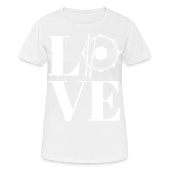 Drummers Drummers Drummers Drummers - Women's Breathable T-Shirt - white - Front - AI Model Female 172 dark (172cm)