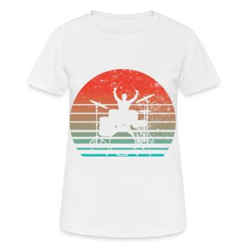Drummers Drummers Drummers Drummers - Women's Breathable T-Shirt - white - Front - AI Model Female 172 dark (172cm)