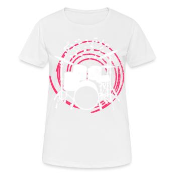 Drummers Drummers Drummers Drummers - Women's Breathable T-Shirt - white - Front - AI Model Female 172 dark (172cm)