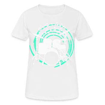 Drummers Drummers Drummers Drummers - Women's Breathable T-Shirt - white - Front - AI Model Female 172 dark (172cm)
