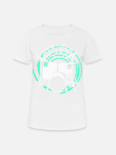 Batteurs Batteurs Batteurs Batteurs - T-shirt respirant Femme - blanc