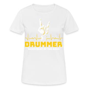 Drummers Drummers Drummers Drummers - Women's Breathable T-Shirt - white - Front - AI Model Female 172 dark (172cm)