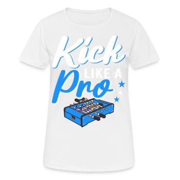 Tischfussball Geschenk Fans Wuzler Tischfussball - Frauen T-Shirt atmungsaktiv - Weiß - Vorne - AI Model Female 172 dark (172cm)