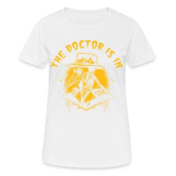 Arzt, Mediziner, Medizin Student, Sponsion - Frauen T-Shirt atmungsaktiv - Weiß - Vorne - AI Model Female 172 dark (172cm)