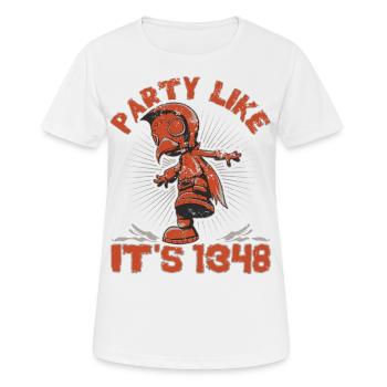 Arzt, Mediziner, Medizin Student, Sponsion - Frauen T-Shirt atmungsaktiv - Weiß - Vorne - AI Model Female 172 dark (172cm)