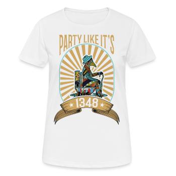 Arzt, Mediziner, Medizin Student, Sponsion - Frauen T-Shirt atmungsaktiv - Weiß - Vorne - AI Model Female 172 dark (172cm)