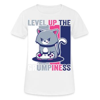 Jeux, Jeux d’argent, Jeux vidéo, Gamer - T-shirt respirant Femme - blanc - Devant - AI Model Female 172 dark (172cm)