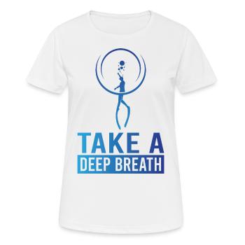 Plongée, Apnée Plongée, Apnée No Limit Apnée Apnée - T-shirt respirant Femme - blanc - Devant - AI Model Female 172 dark (172cm)