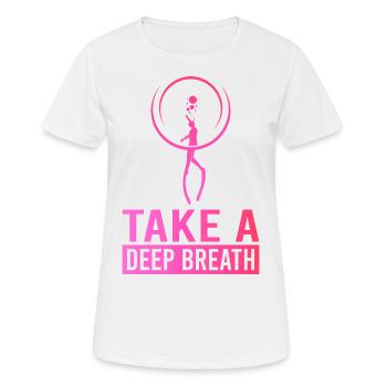 Plongée, Apnée Plongée, Apnée No Limit Apnée Apnée - T-shirt respirant Femme - blanc - Devant - AI Model Female 172 dark (172cm)