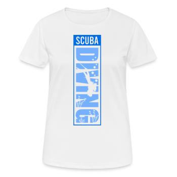 Plongée, Apnée Plongée, Apnée No Limit Apnée Apnée - T-shirt respirant Femme - blanc - Devant - AI Model Female 172 dark (172cm)
