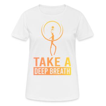 Plongée, Apnée Plongée, Apnée No Limit Apnée Apnée - T-shirt respirant Femme - blanc - Devant - AI Model Female 172 dark (172cm)