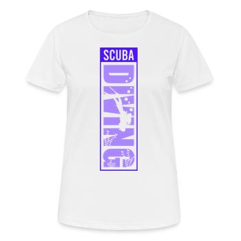Plongée, Apnée Plongée, Apnée No Limit Apnée Apnée - T-shirt respirant Femme - blanc - Devant - AI Model Female 172 dark (172cm)