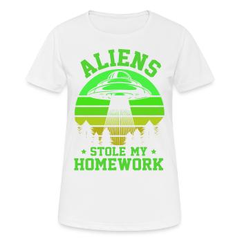Back to School, Back to School, Alien, Student School - Women's Breathable T-Shirt - white - Front - AI Model Female 172 dark (172cm)