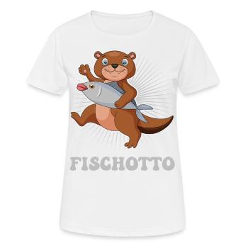 Otto Name, Fischotto Outfit zum Namenstag mit Name - Frauen T-Shirt atmungsaktiv - Weiß - Vorne - AI Model Female 172 dark (172cm)