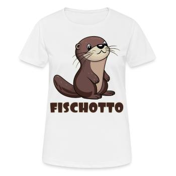 Otto Name, Fischotto Outfit zum Namenstag mit Name - Frauen T-Shirt atmungsaktiv - Weiß - Vorne - AI Model Female 172 dark (172cm)