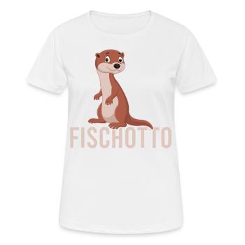 Otto Name, Fischotto Outfit zum Namenstag mit Name - Frauen T-Shirt atmungsaktiv - Weiß - Vorne - AI Model Female 172 dark (172cm)