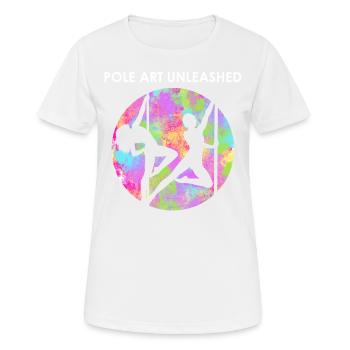 Danseur De Pole Dance, Pole Dance, Pole Dance - T-shirt respirant Femme - blanc - Devant - AI Model Female 172 dark (172cm)
