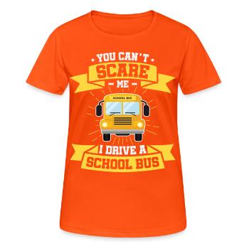 lustiges Busfahrer Schulbusfahrer Spruch Geschenk - Frauen T-Shirt atmungsaktiv - Neonorange - Vorne - AI Model Female 172 dark (172cm)