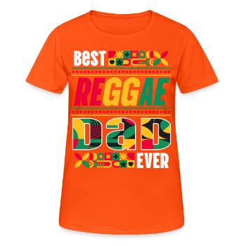 Rastafari Music Vibes Only Rasta Jamaica Reggae - Women's Breathable T-Shirt - neon orange - Front - AI Model Female 172 dark (172cm)