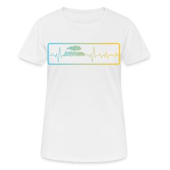Train Model Maker, Model Locomotive Locomotive - Women's Breathable T-Shirt - white - Front - AI Model Female 172 dark (172cm)