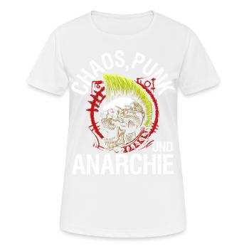 Punk Rock Pogo Anarchy Punks Punk Rocker Punk - Women's Breathable T-Shirt - white - Front - AI Model Female 172 dark (172cm)