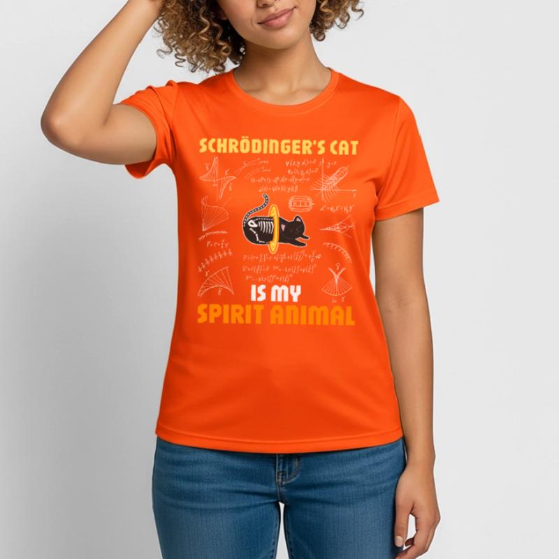 Physics Quantum Nerd Dead + Alive Schrödingers Women's Breathable T-Shirt