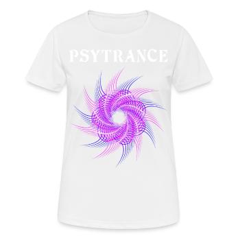 Techno House Party EDM Festival Goa Rave Psytrance - Frauen T-Shirt atmungsaktiv - Weiß - Vorne - AI Model Female 172 dark (172cm)