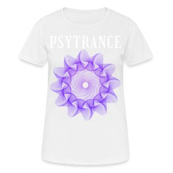 Techno House Party EDM Festival Goa Rave Psytrance - Frauen T-Shirt atmungsaktiv - Weiß - Vorne - AI Model Female 172 dark (172cm)