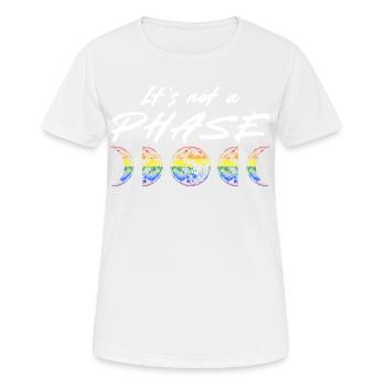 Schönes "Gegen Rassismus" - Frauen T-Shirt atmungsaktiv - Weiß - Vorne - AI Model Female 172 dark (172cm)