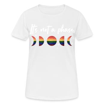 Amour, Déclaration pour l’Amour, l’Égalité et - T-shirt respirant Femme - blanc - Devant - AI Model Female 172 dark (172cm)
