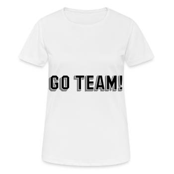 Los Team Teamsport Mannschaft Sport Geschenk - Frauen T-Shirt atmungsaktiv - Weiß - Vorne - AI Model Female 172 dark (172cm)