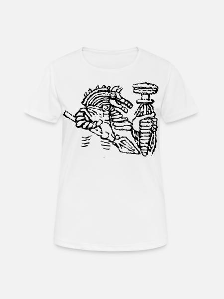 Ulfhedinn - Wolfskrieger - Frauen T-Shirt atmungsaktiv - Weiß