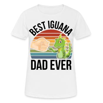 Iguane - T-shirt respirant Femme - blanc - Devant - AI Model Female 172 dark (172cm)