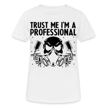 Autolackierer Angebot für Karosserietechniker - Frauen T-Shirt atmungsaktiv - Weiß - Vorne - AI Model Female 172 dark (172cm)