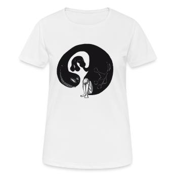Depression - Women's Breathable T-Shirt - white - Front - AI Model Female 172 dark (172cm)