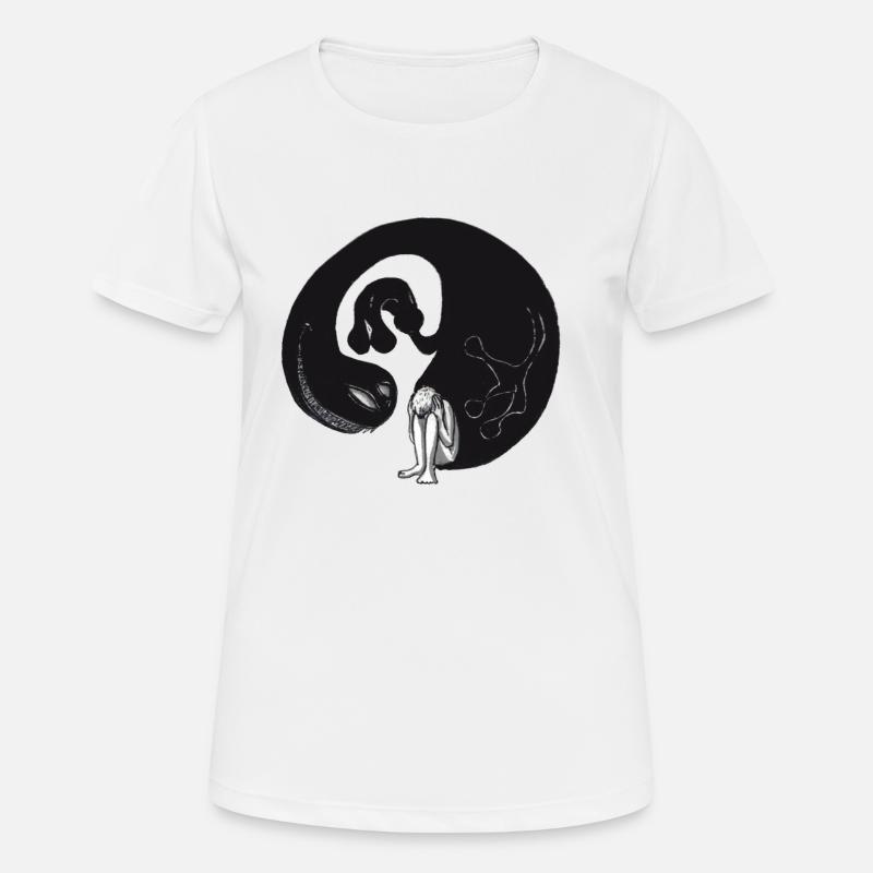Depression - Women's Breathable T-Shirt - white