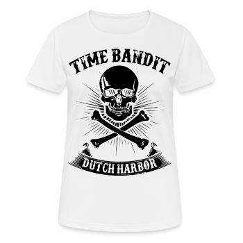 Time Bandit - T-shirt respirant Femme - blanc - Devant - AI Model Female 172 dark (172cm)