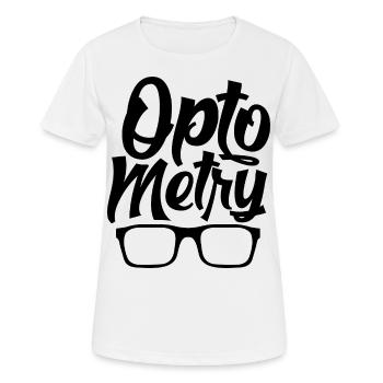 Optiker Optometrie Optometrist Optik Augenoptiker - Frauen T-Shirt atmungsaktiv - Weiß - Vorne - AI Model Female 172 dark (172cm)
