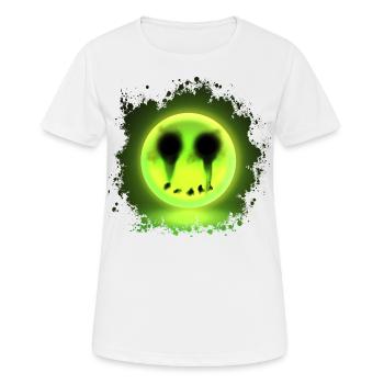 Glowmoji - T-shirt respirant Femme - blanc - Devant - AI Model Female 172 dark (172cm)