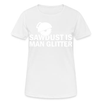 Crafter, Engineer Apprentice Woodworker Carpenter - Women's Breathable T-Shirt - white - Front - AI Model Female 172 dark (172cm)