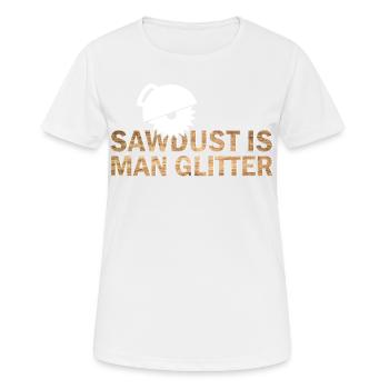 Crafter, Engineer Apprentice Woodworker Carpenter - Women's Breathable T-Shirt - white - Front - AI Model Female 172 dark (172cm)