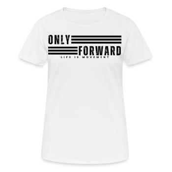 ONLY FORWARD - Women's Breathable T-Shirt - white - Front - AI Model Female 172 dark (172cm)