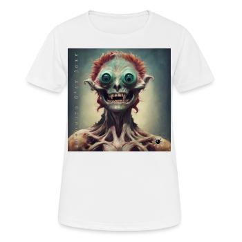 monstre #005 Occuliste - T-shirt respirant Femme - blanc - Devant - AI Model Female 172 dark (172cm)