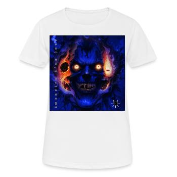 monstre #031 Coucou !! - T-shirt respirant Femme - blanc - Devant - AI Model Female 172 dark (172cm)