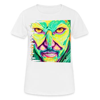 monstre #060 Yakusa - T-shirt respirant Femme - blanc - Devant - AI Model Female 172 dark (172cm)